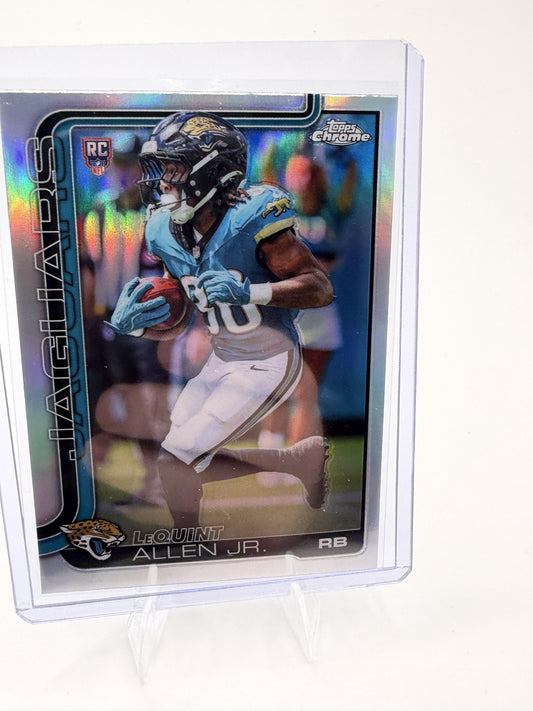 2025 Topps Chrome - Refractor LeQuint Allen Jr. Card RC Jaguars #384