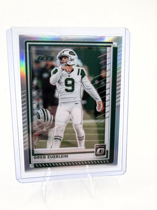 2025 Donruss Optic Greg Zuerlein Card Holo New York Jets #67