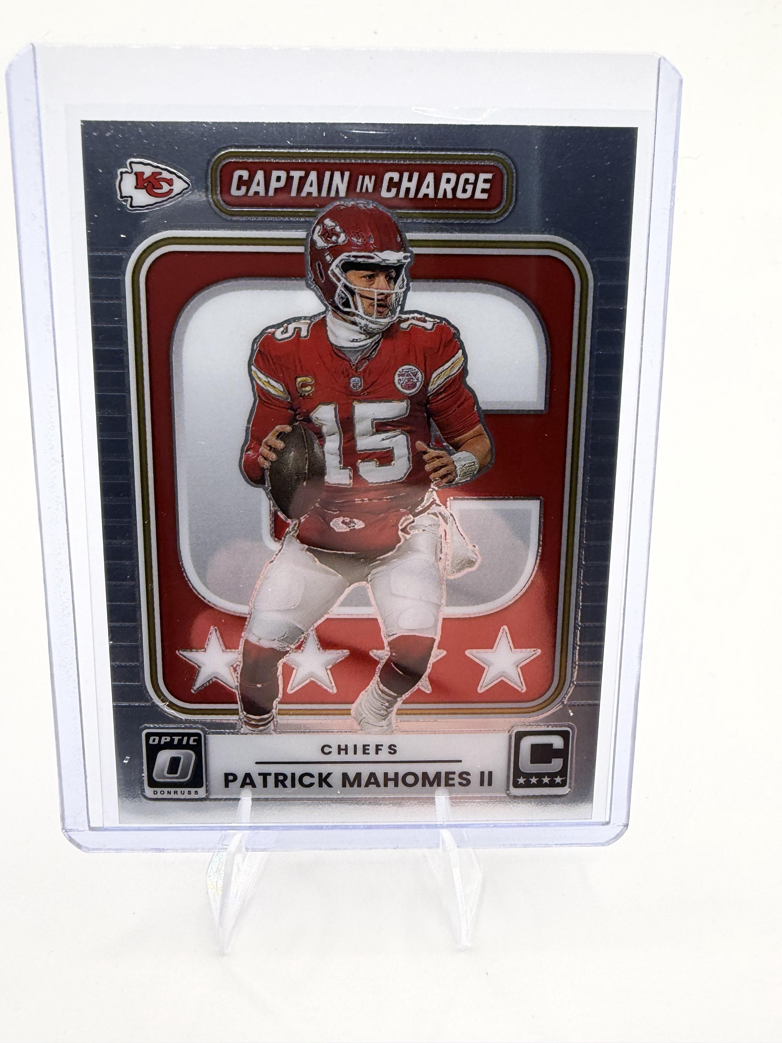 2025 Donruss Optic Patrick Mahomes II Card Captain in Charge Chiefs #6