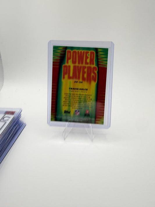 2025 Topps Chrome Travis Kelce Card Power Players Kansas City Chiefs #PP-34