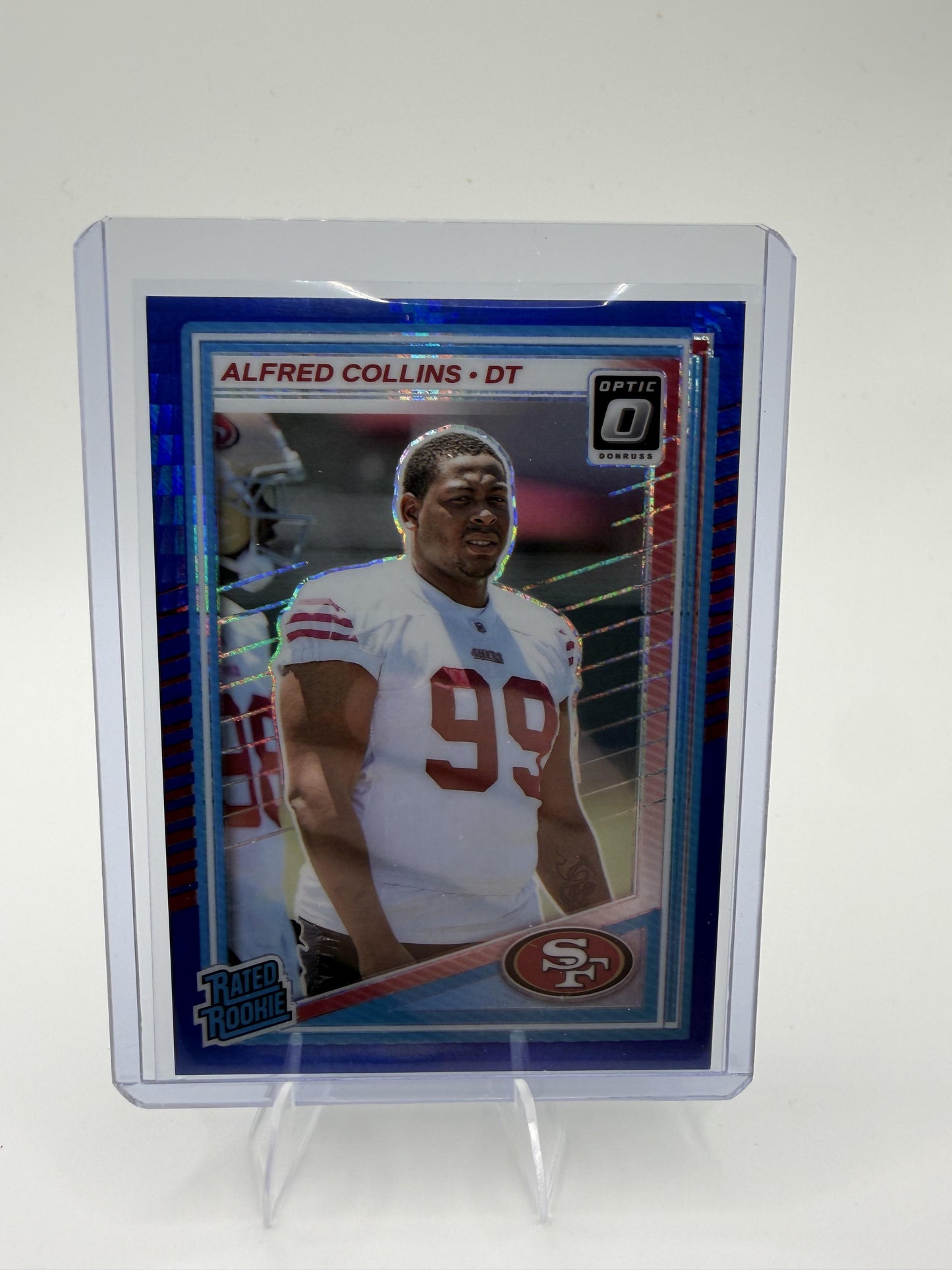 2025 Donruss Alfred Collins Card Optic Rated Rookies Preview Blue Scope RC