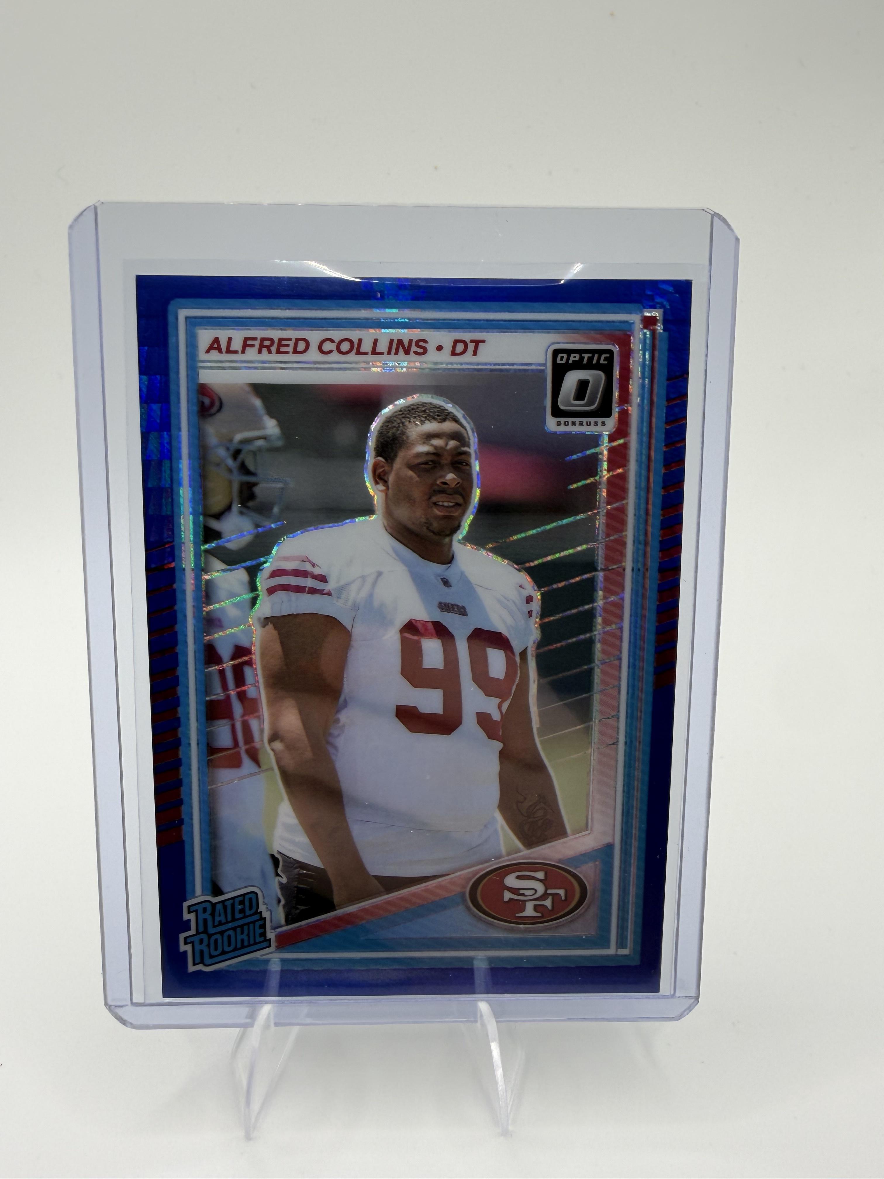2025 Donruss Alfred Collins Card Optic Rated Rookies Preview Blue Scope RC