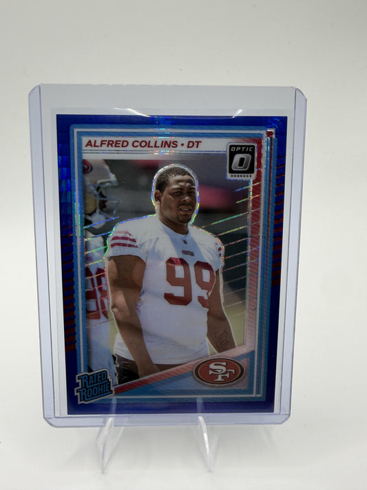 2025 Donruss Alfred Collins Card Optic Rated Rookies Preview Blue Scope RC