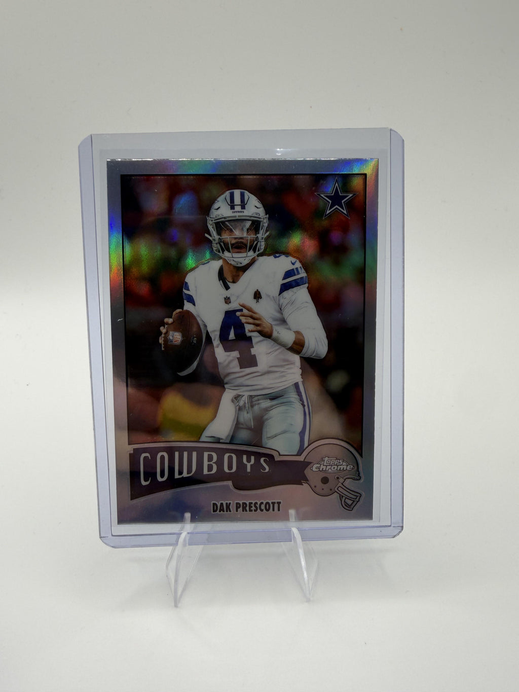 2025 Topps Chrome - 1975 Topps Refractor Dak Prescott Card Cowboys #1975-10