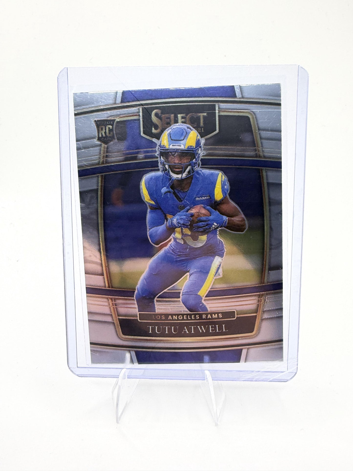 2021 Panini Select Tutu Atwell Card RC Los Angeles Rams #61