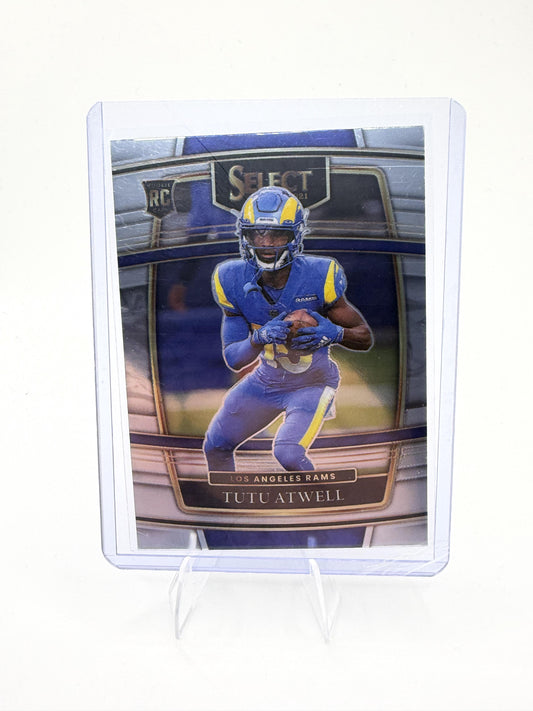 2021 Panini Select Tutu Atwell Card RC Los Angeles Rams #61