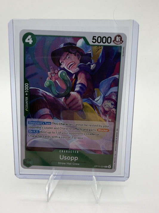 Adventure on Kami's Island #OP15-024 Usopp One Piece Card