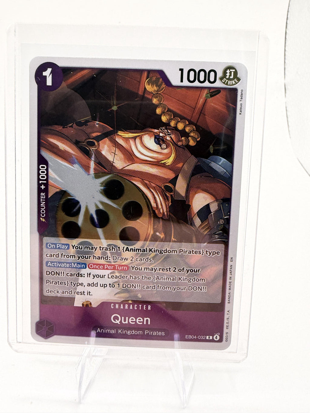 The Azure Sea's Seven #EB04-032 Queen One Piece Card