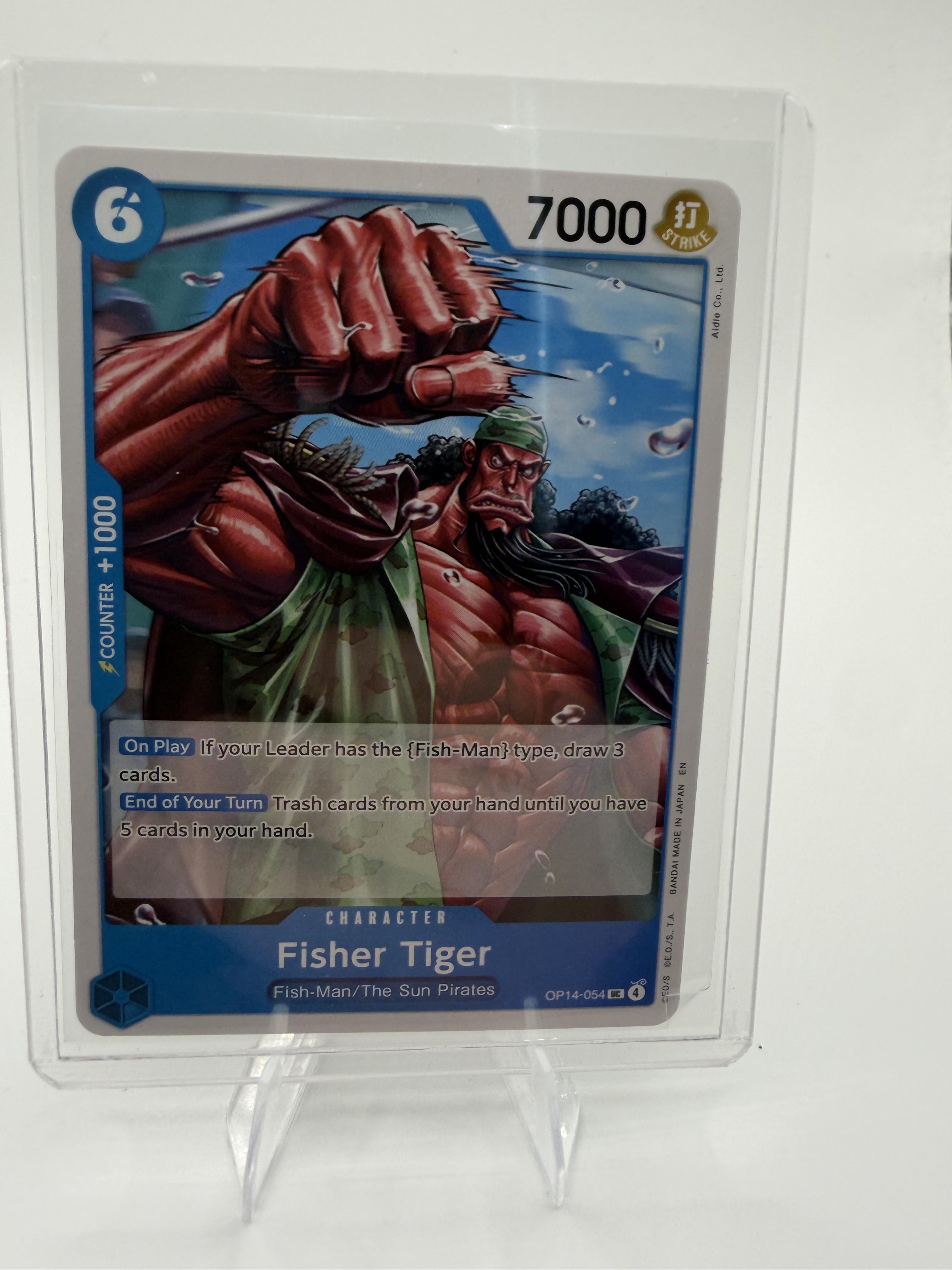 The Azure Sea's Seven #OP14-054 Fisher Tiger One Piece