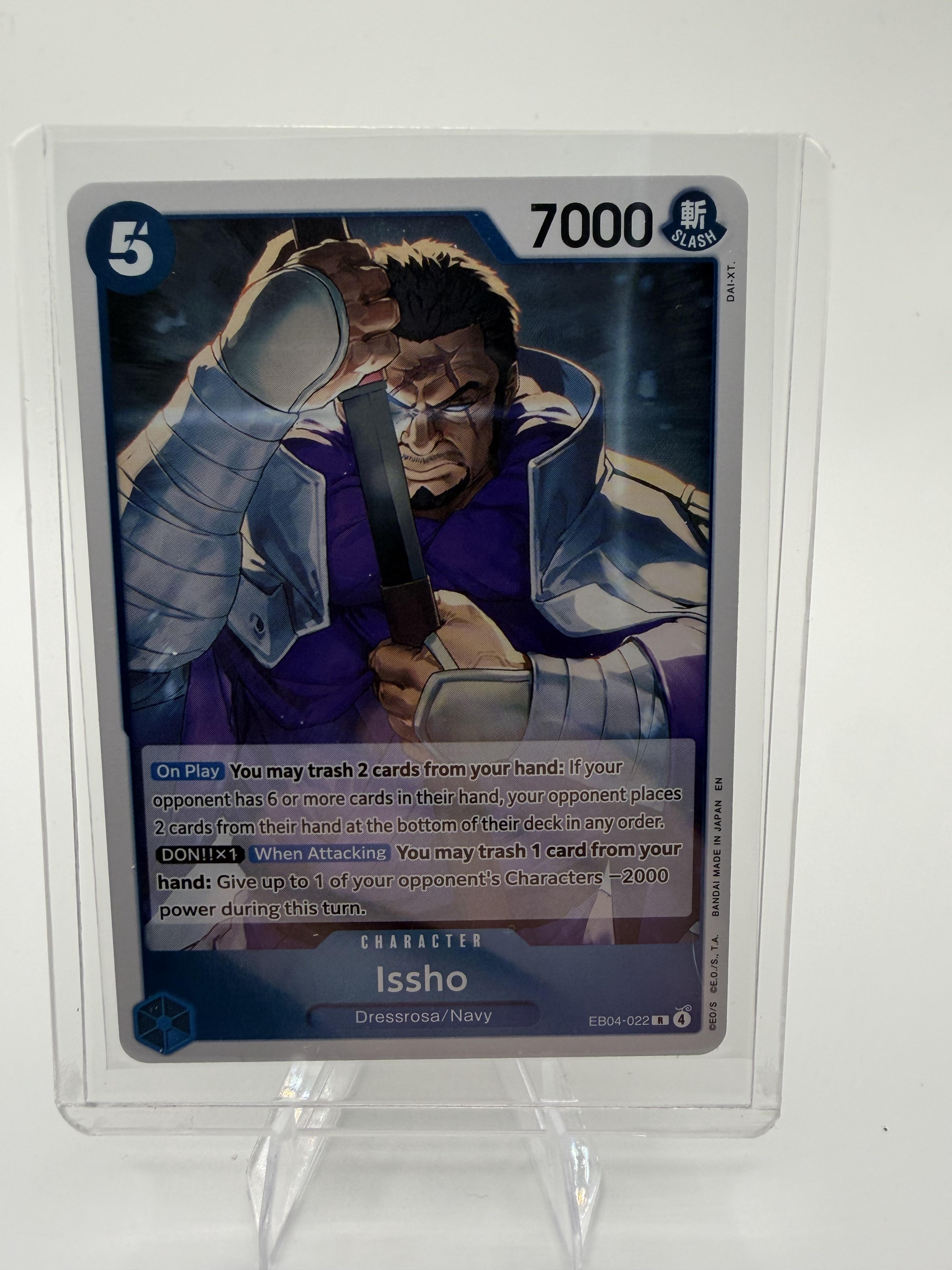The Azure Sea's Seven #EB04-022 Issho One Piece Card