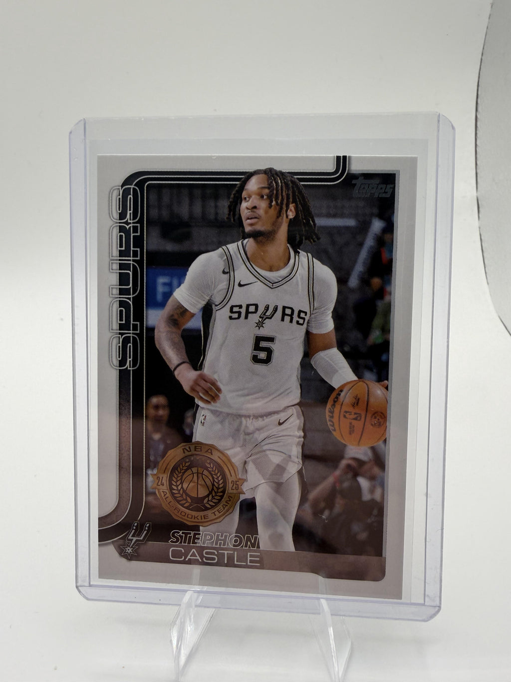 2025-26 Topps Stephon Castle Card San Antonio Spurs #197