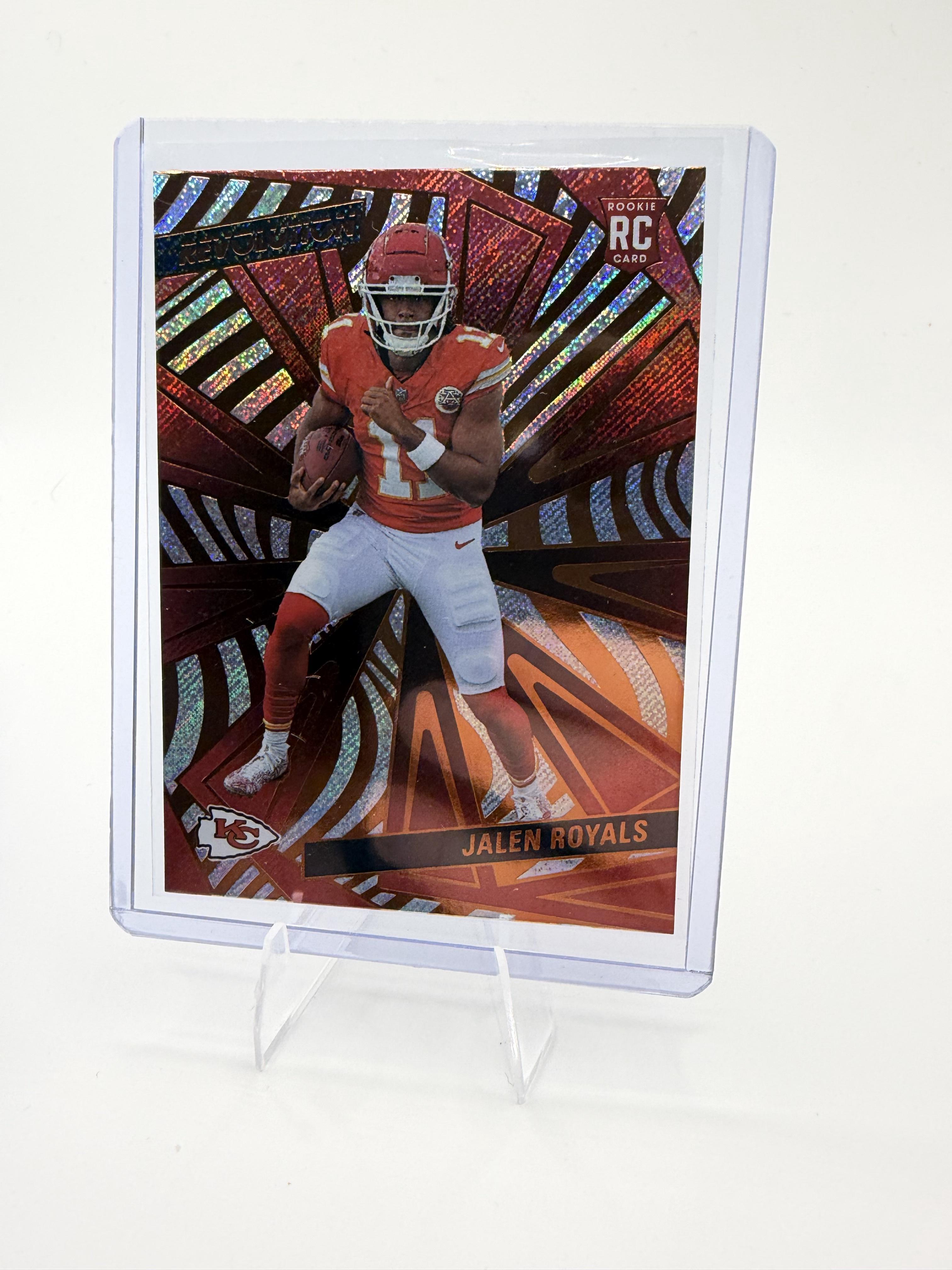 2025 Panini Revolution Jalen Royals Card RC Kansas City Chiefs #216