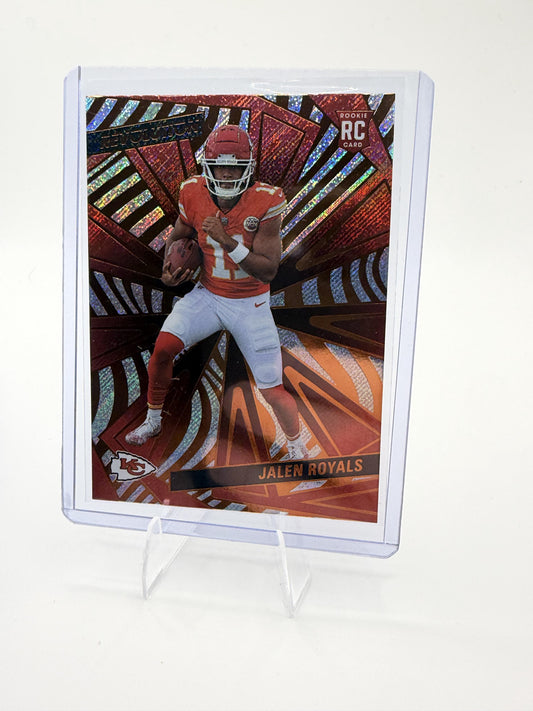 2025 Panini Revolution Jalen Royals Card RC Kansas City Chiefs #216