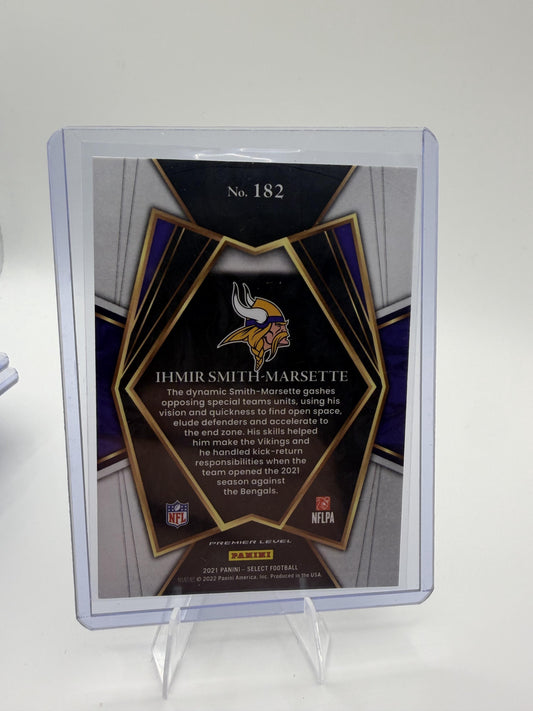2021 Panini Select Ihmir Smith-Marsette Card RC Minnesota Vikings #182