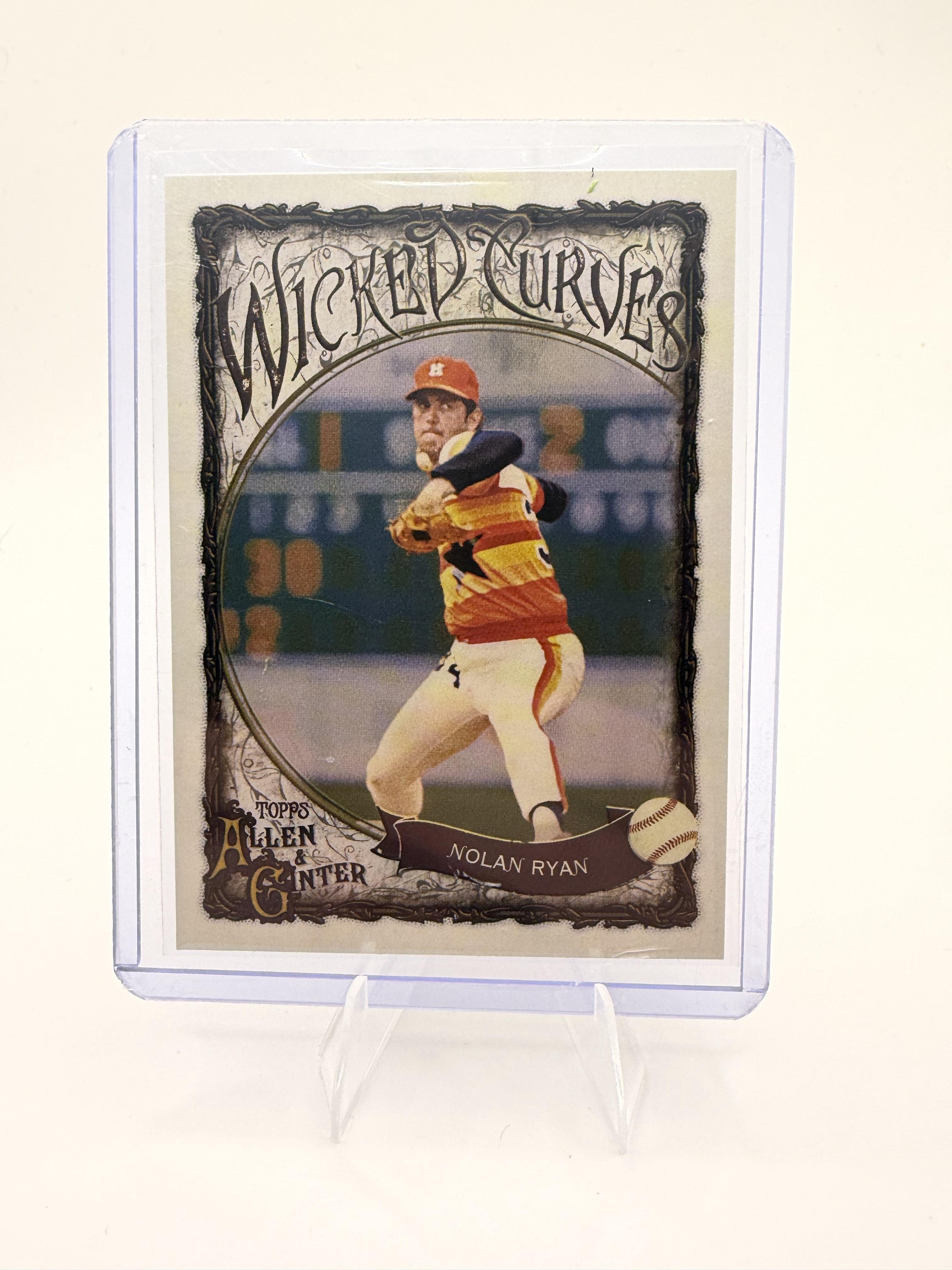 2025 Topps Allen & Ginter Nolan Ryan Card Wicked Curves Houston Astros #WC-3