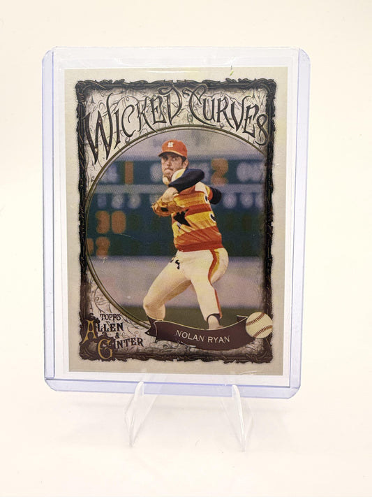2025 Topps Allen & Ginter Nolan Ryan Card Wicked Curves Houston Astros #WC-3