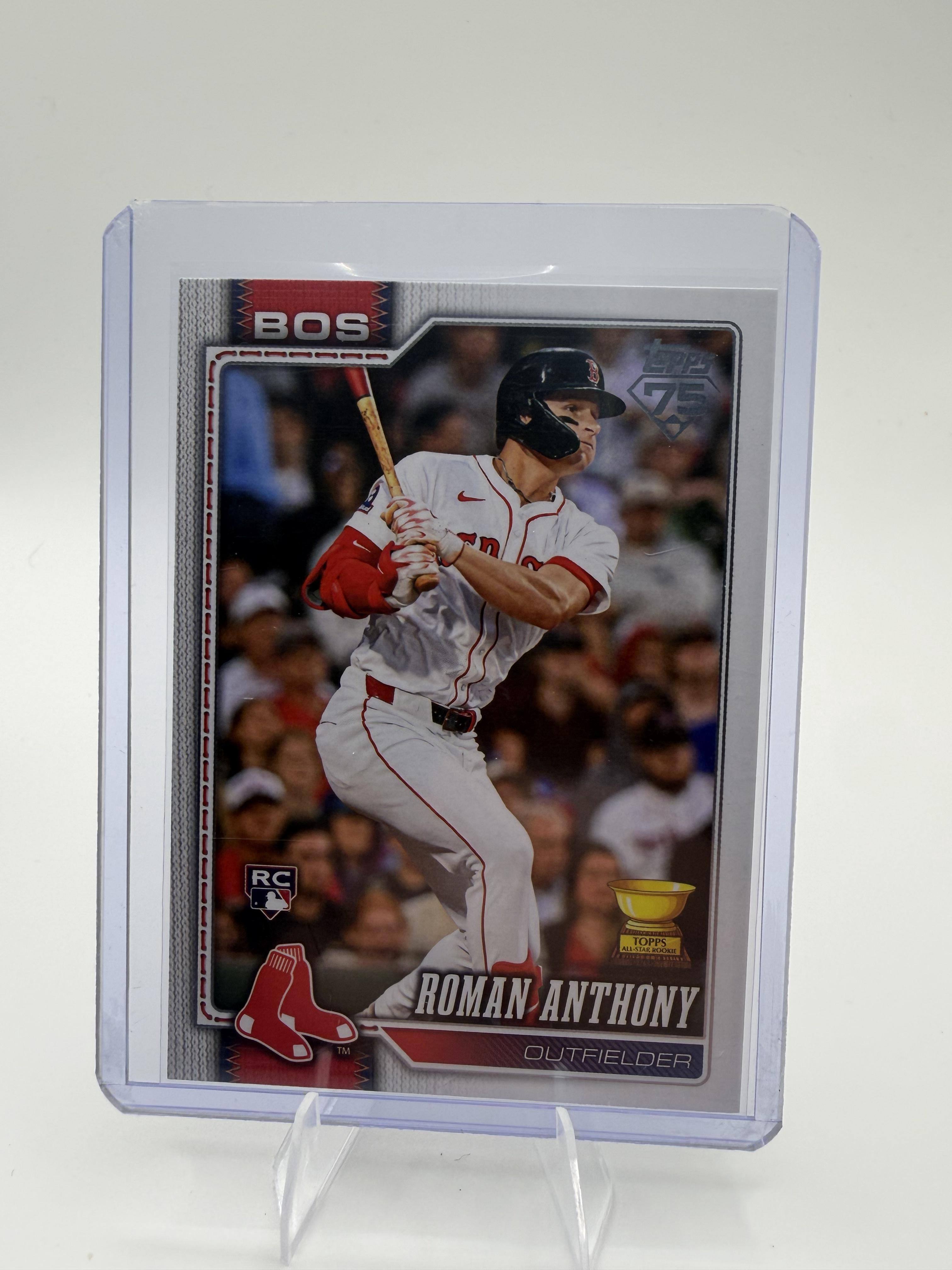 2026 Topps Roman Anthony Card RC Boston Red Sox #189