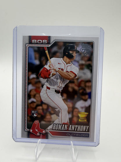 2026 Topps Roman Anthony Card RC Boston Red Sox #189