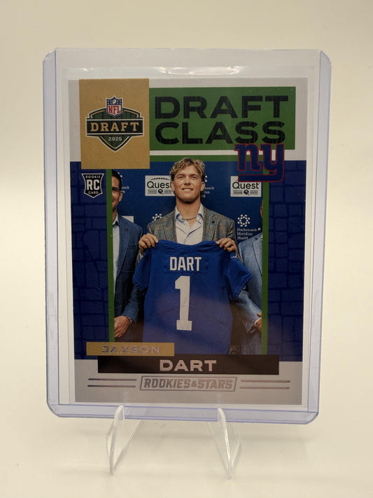 2025 Panini Rookies & Stars Jaxson Dart Card Draft Class New York Giants #17