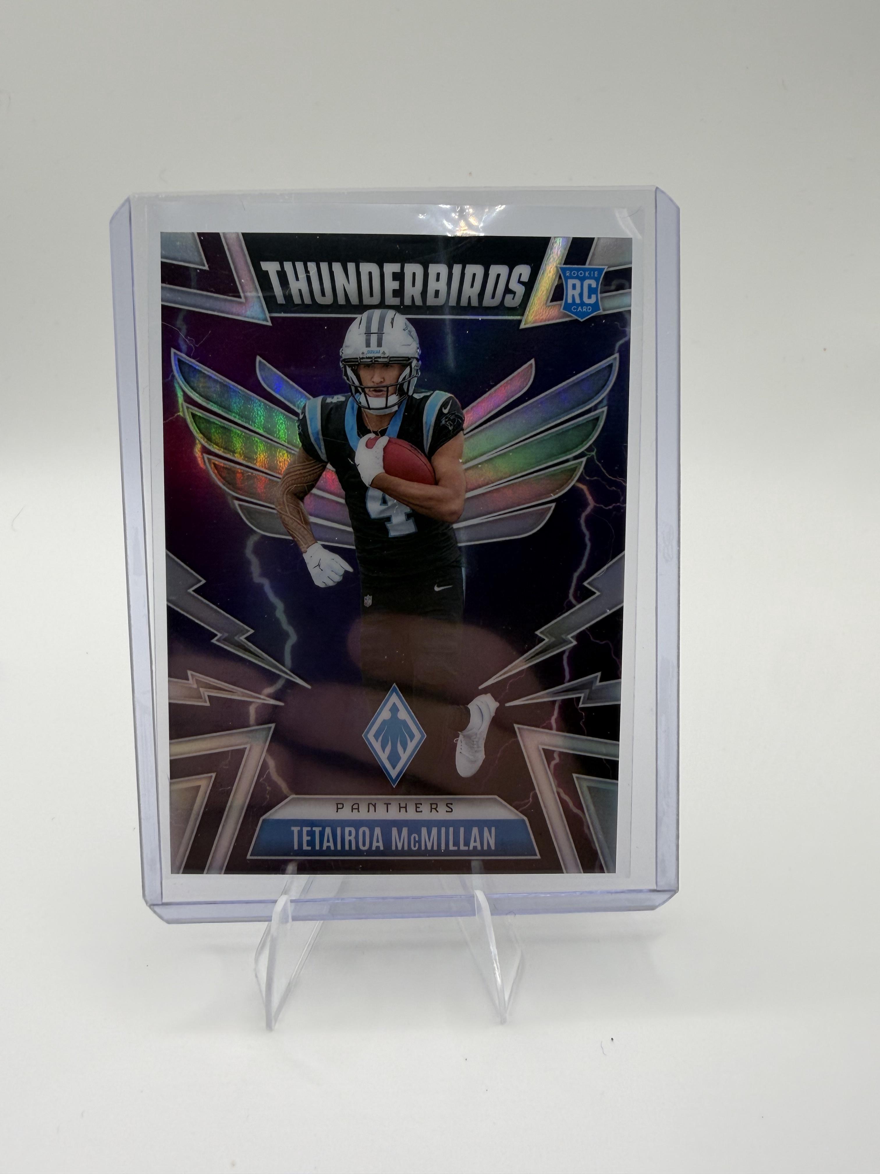 2025 Panini Phoenix Tetairoa McMillan Card Thunderbirds Carolina Panthers #7