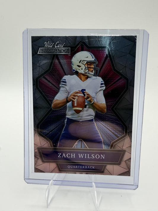 2021 Wild Card Alumination Zach Wilson RC Rookie #ABC-5 BYU Jets
