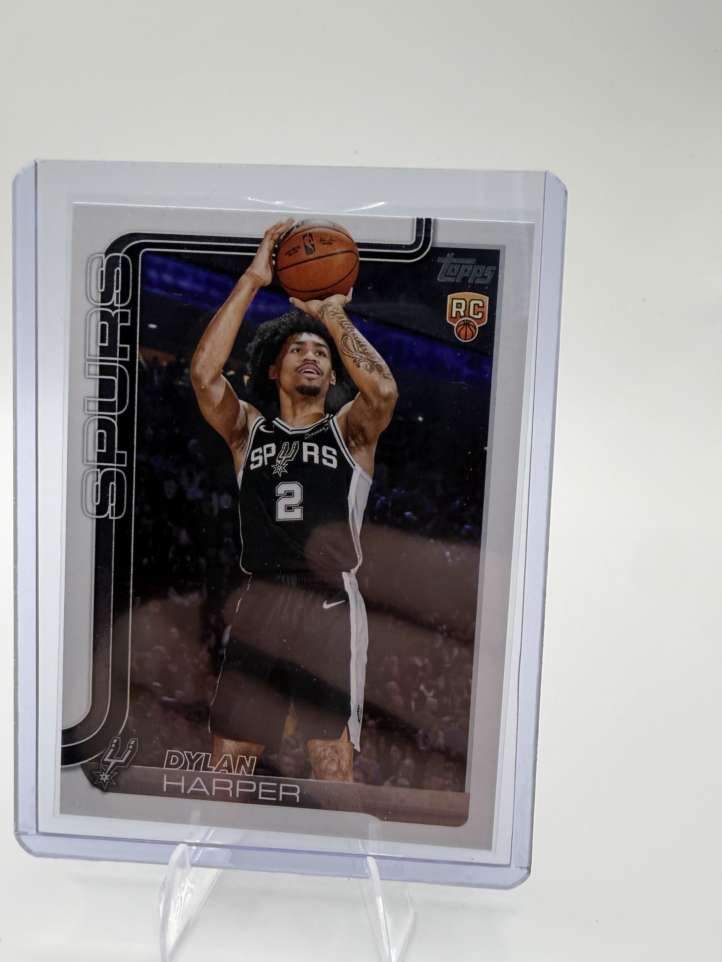 2025-26 Topps Dylan Harper Card RC San Antonio Spurs #202