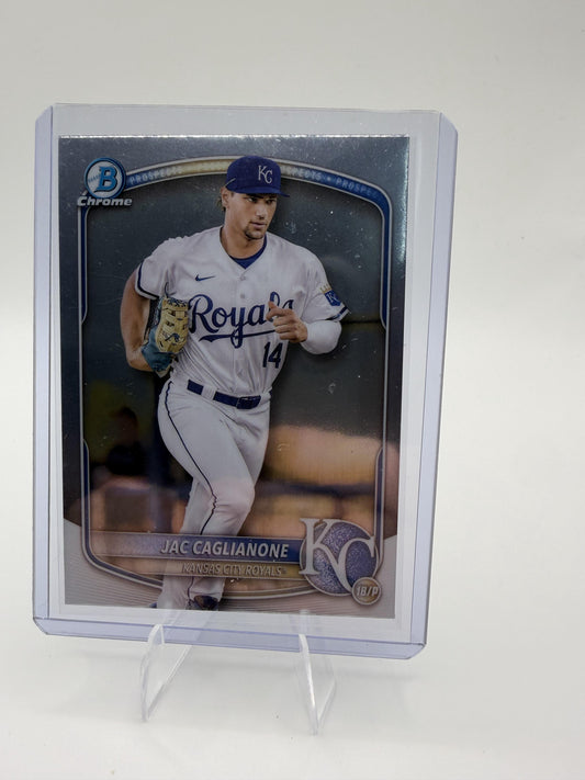 2025 Bowman Jac Caglianone Card Chrome Prospects Kansas City Royals #BCP-103