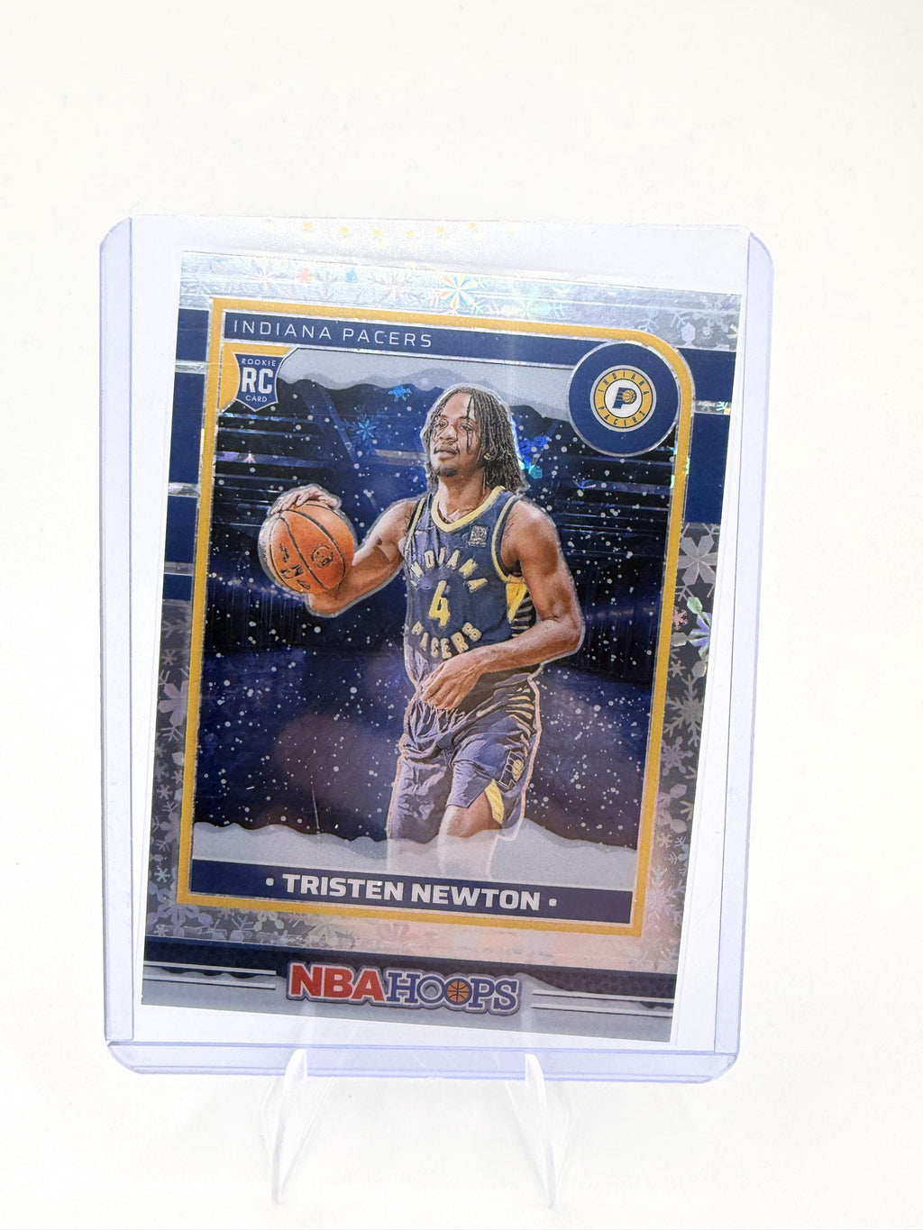 2024-25 Panini NBA Hoops Tristen Newton RC Winter Snowflake Parallel #279