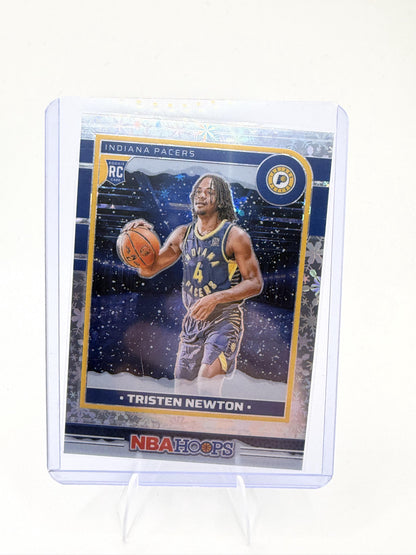 2024-25 Panini NBA Hoops Tristen Newton RC Winter Snowflake Parallel #279