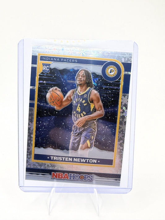 2024-25 Panini NBA Hoops Tristen Newton RC Winter Snowflake Parallel #279
