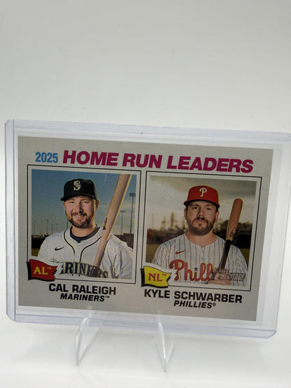 2026 Topps Heritage 2025 Home Run Leaders Card Chrome #2