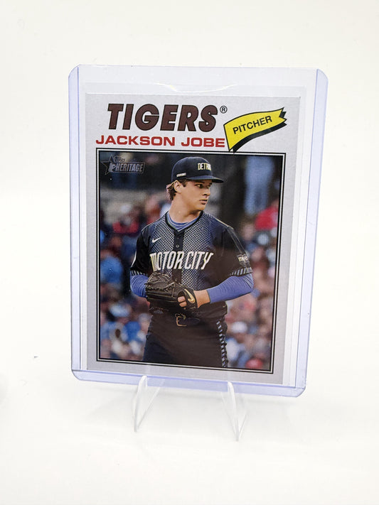 2026 Topps Heritage Jackson Jobe Card Chrome Detroit Tigers #164