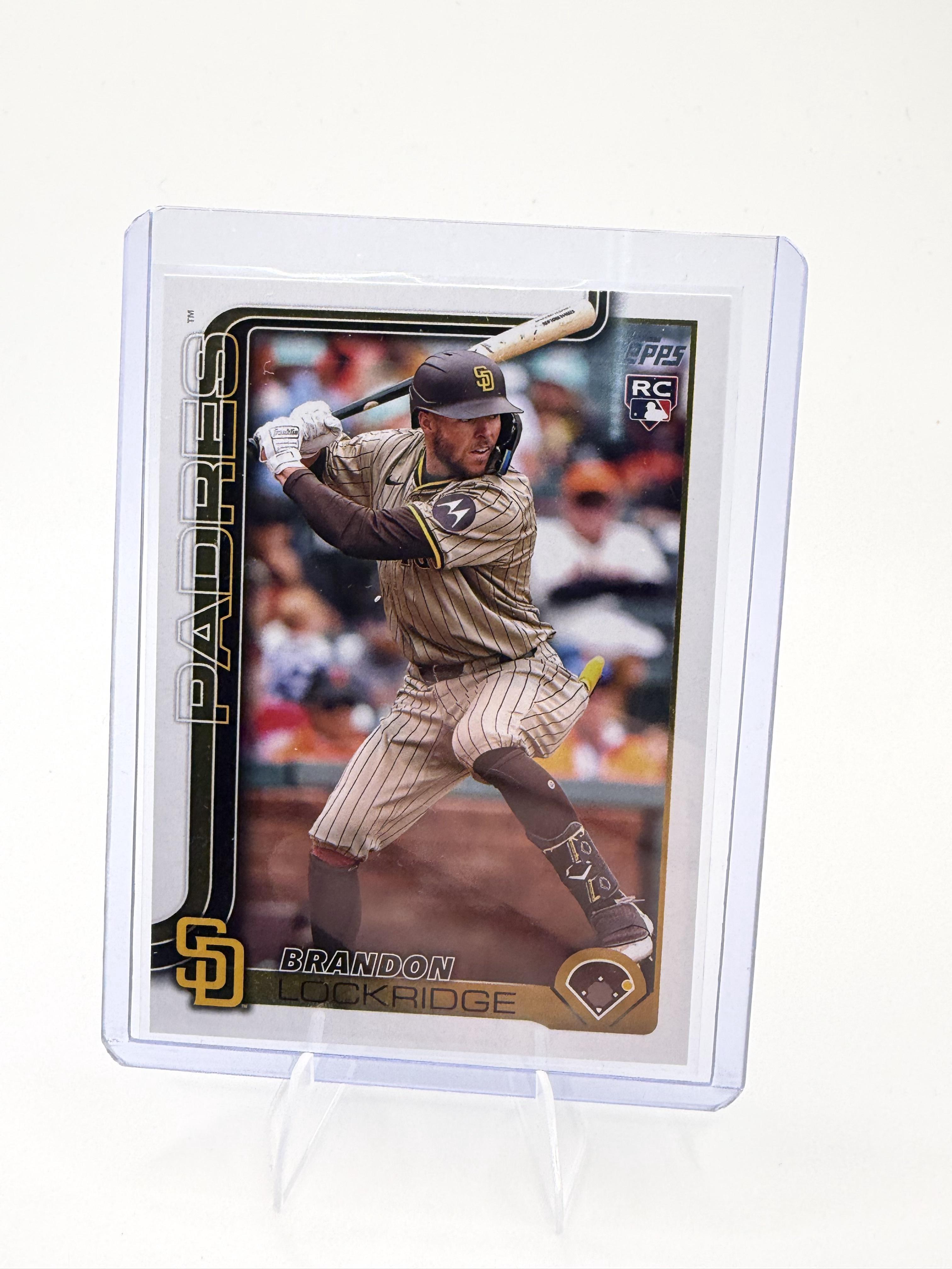 2025 Topps Brandon Lockridge Card RC San Diego Padres #568
