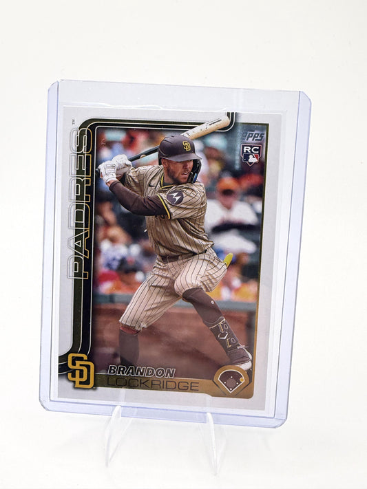 2025 Topps Brandon Lockridge Card RC San Diego Padres #568