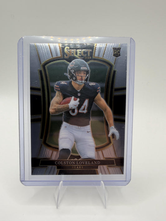 2025 Panini Select Colston Loveland Card Chicago Bears #172