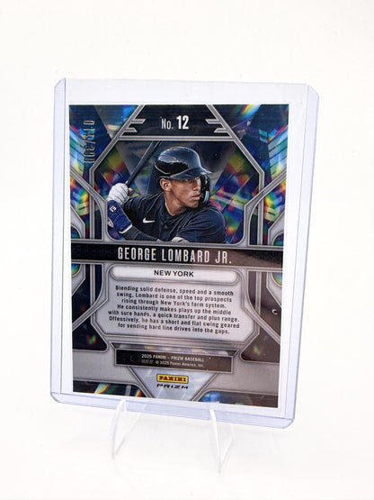2025 Panini Prizm George Lombard Jr. Card Prizmatic New York Yankees #12