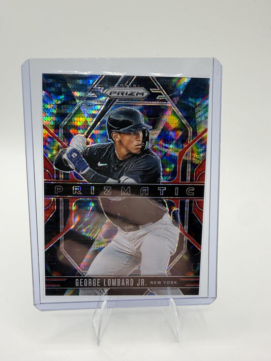 2025 Panini Prizm George Lombard Jr. Card Prizmatic New York Yankees #12