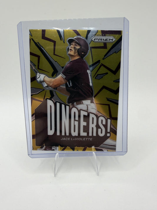 2025 Panini Prizm Jace LaViolette Card Dingers! Texas A&M Aggies #13