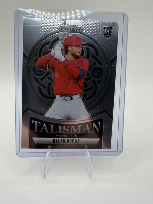2025 Panini Prizm Dylan Crews Card Talisman Washington Nationals #18