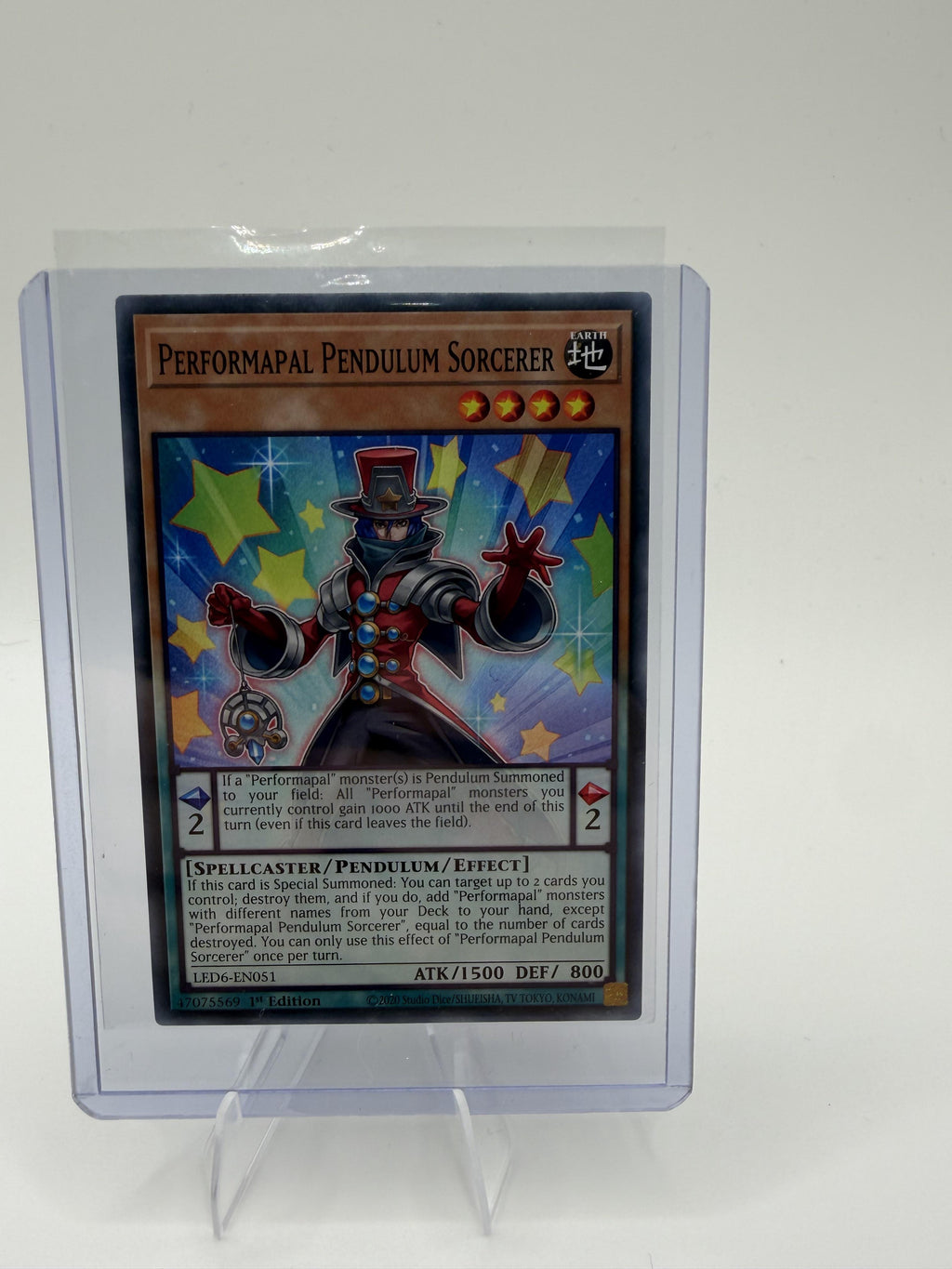 Legendary Duelists: Magical Hero Performapal Pendulum Sorcerer Card Yu Gi OH
