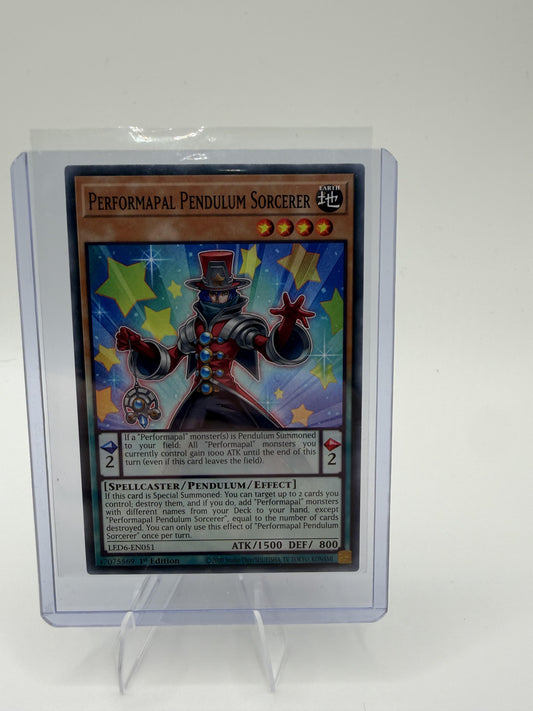Legendary Duelists: Magical Hero Performapal Pendulum Sorcerer Card Yu Gi OH