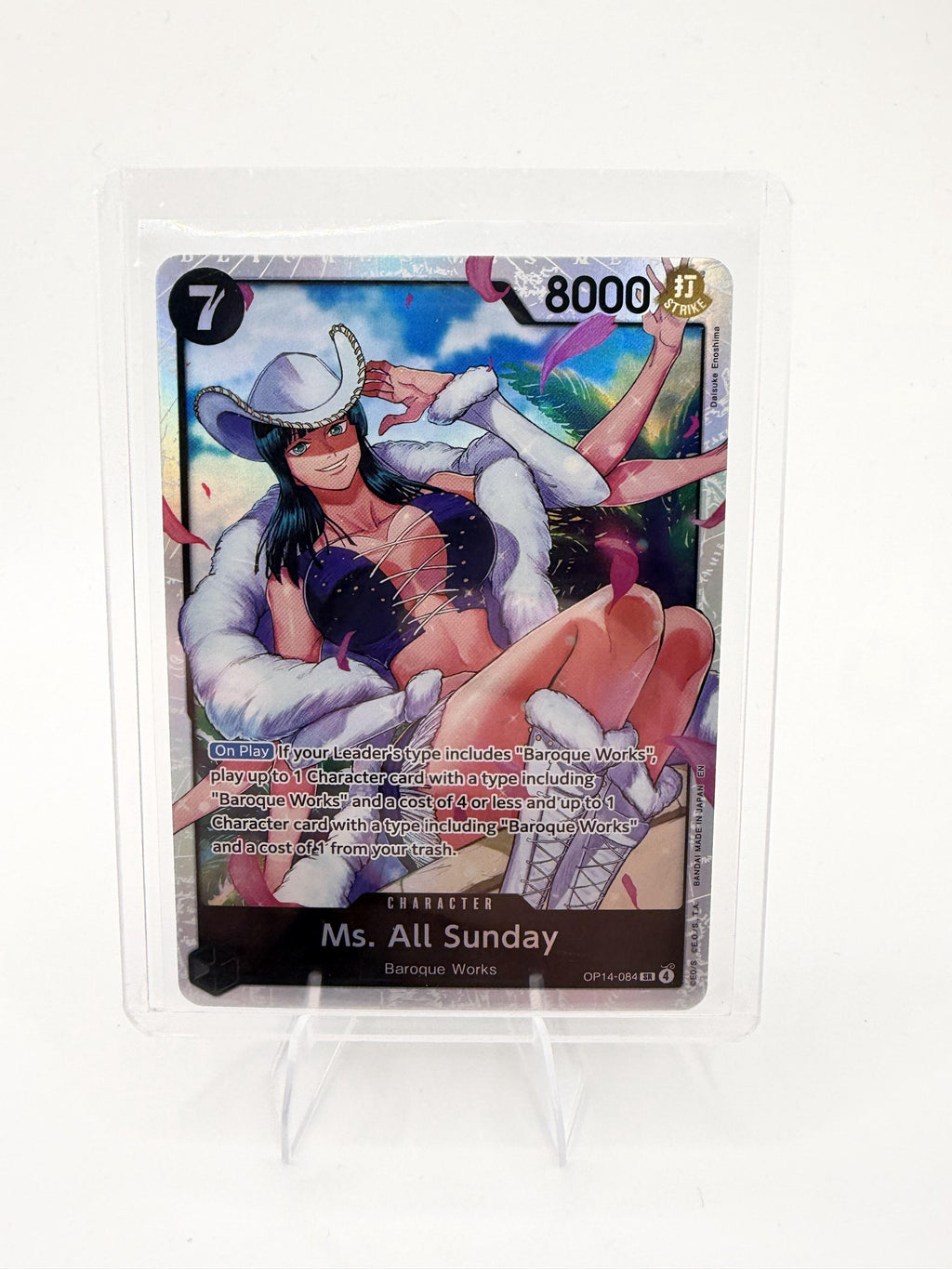 The Azure Sea's Seven Ms. All Sunday Card Super Rare #OP14-084 One Piece