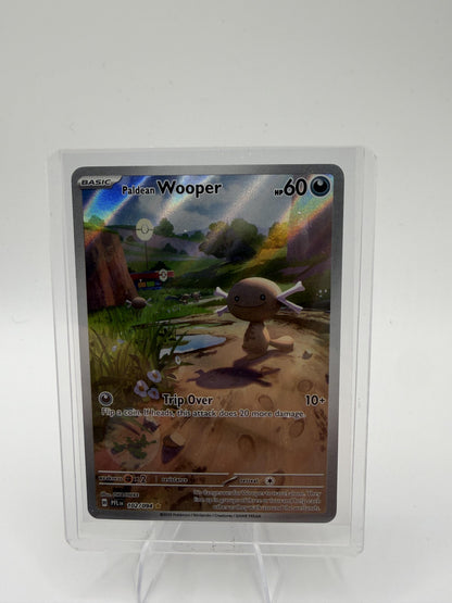 Pokemon Phantasmal Flames Paldean Wooper Card Holo #102/094
