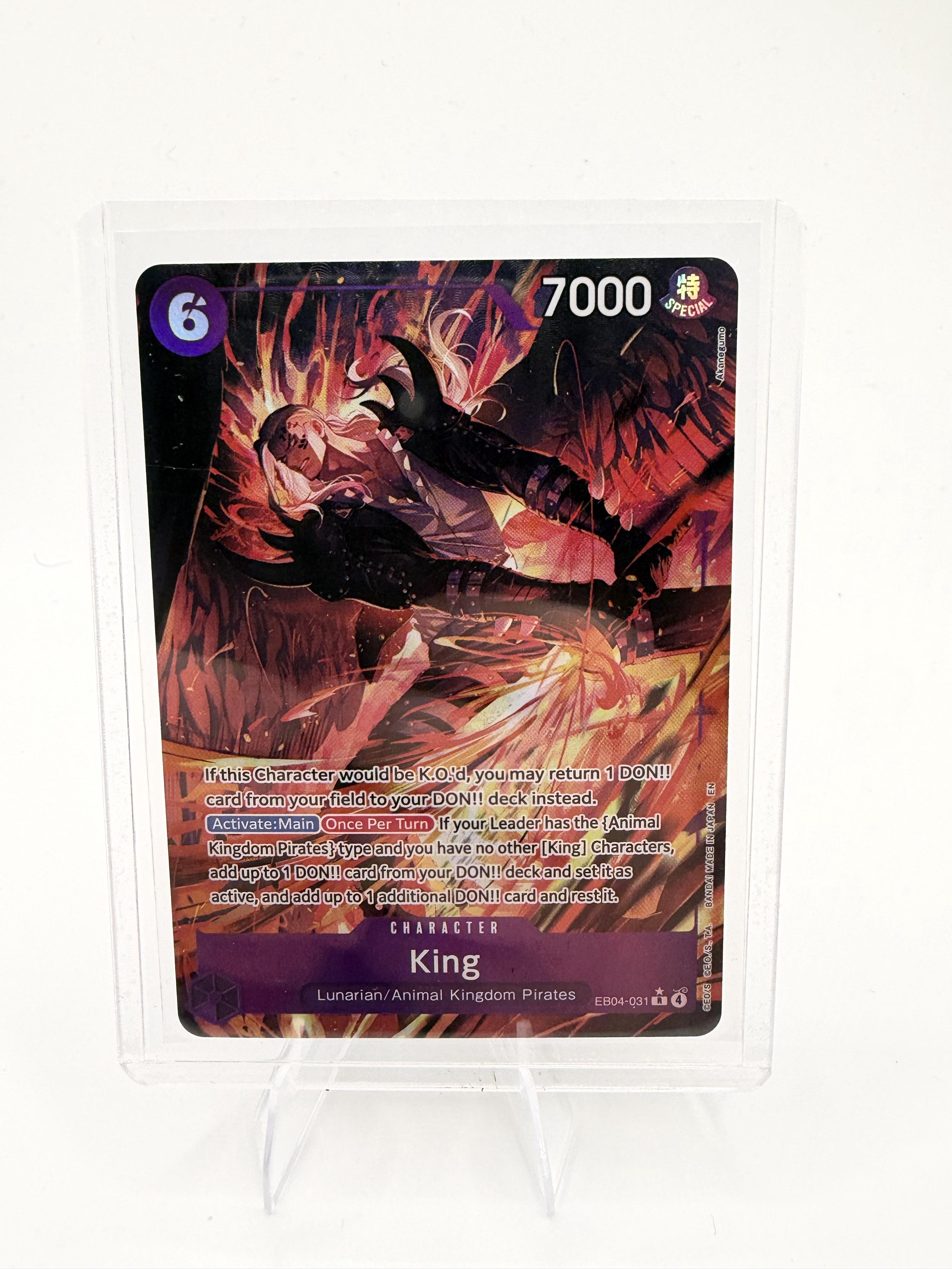 The Azure Sea's Seven King (Alternate Art) Card Rare #EB04-031