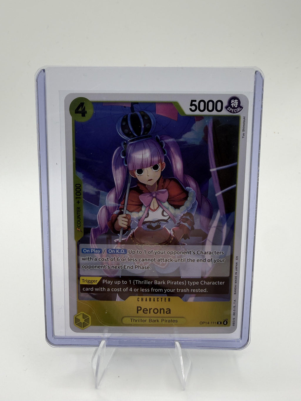 The Azure Sea's Seven Perona Card Rare #OP14-111 One Piece