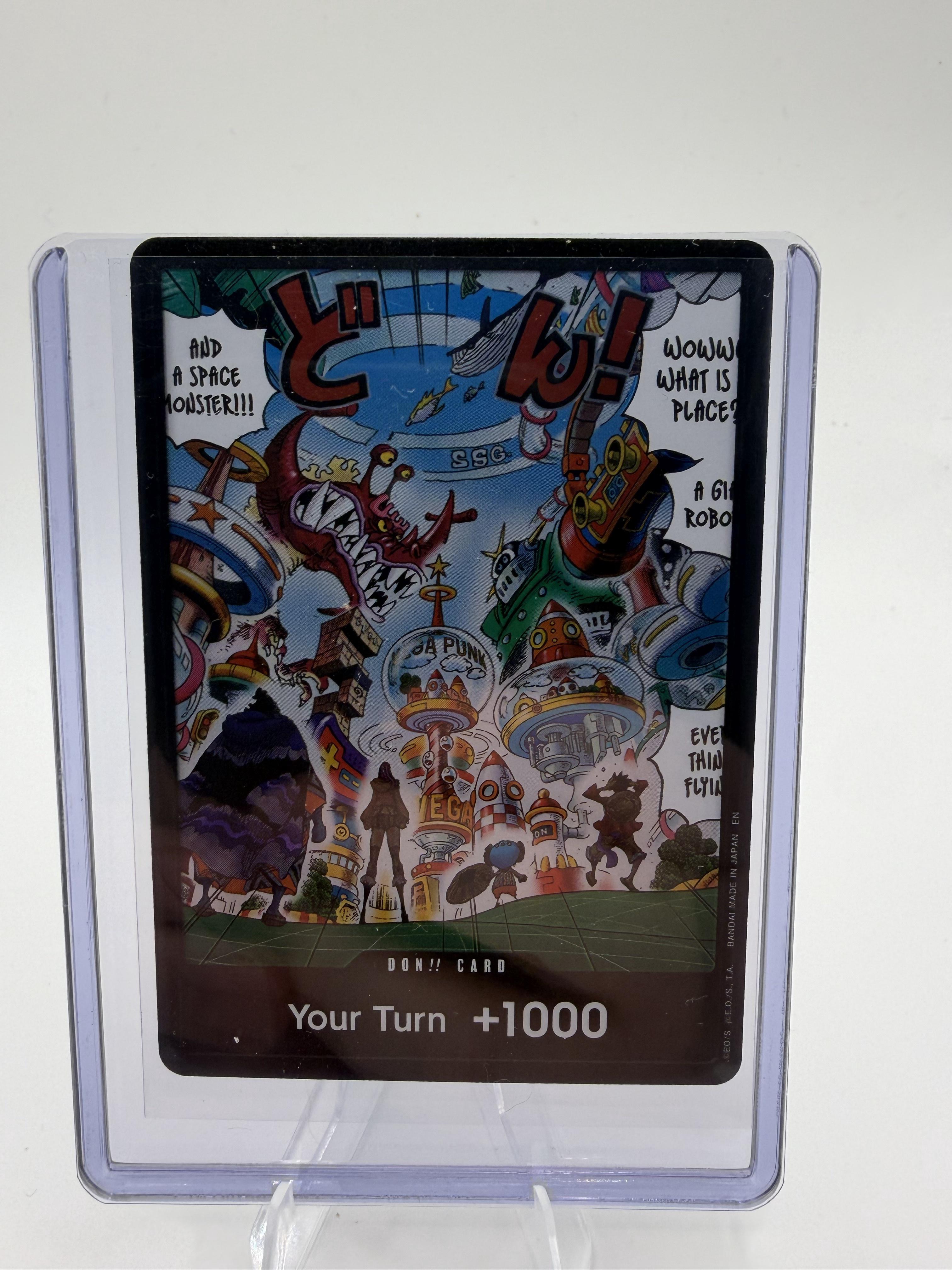 The Azure Sea's Seven DON!! Card (Egghead) Card # One Piece
