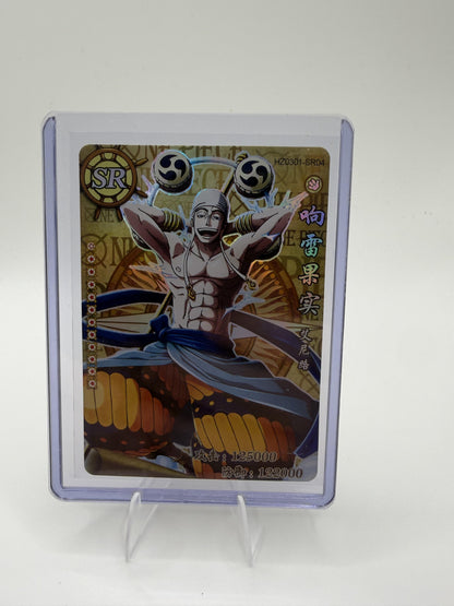 One Piece God Enel HZ0301-SR04 SR Chinese Anime Collectible Card Rare NM