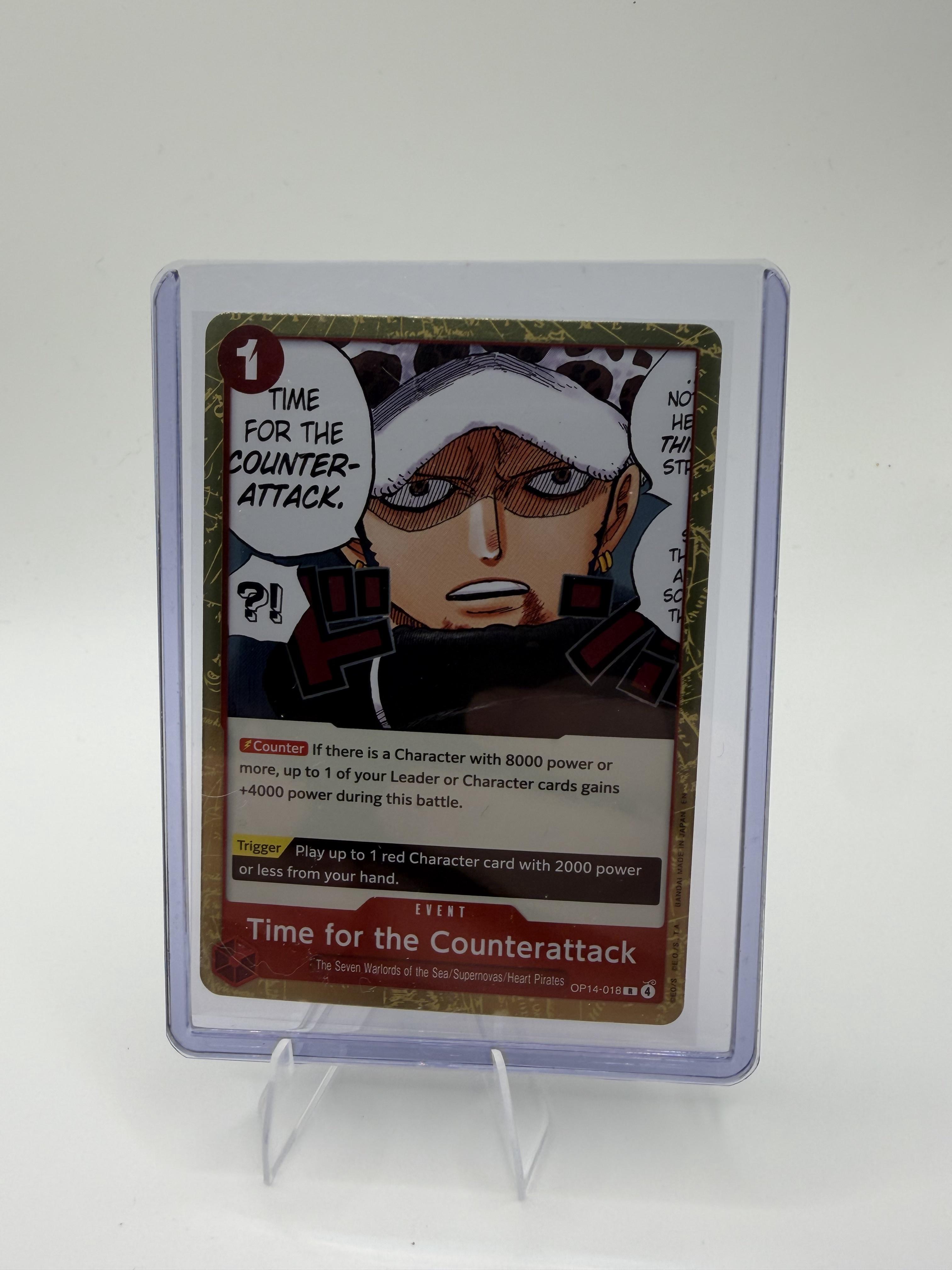 The Azure Sea's Seven Time for the Counterattack Card Rare One Piece