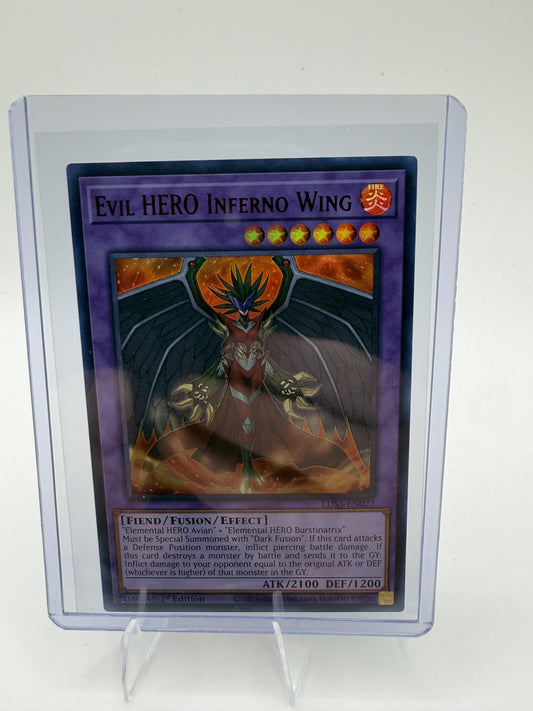 Yu-Gi-Oh Evil HERO Inferno Wing LDS3-EN027 1st Edition Ultra Rare NM Jaden Yuki