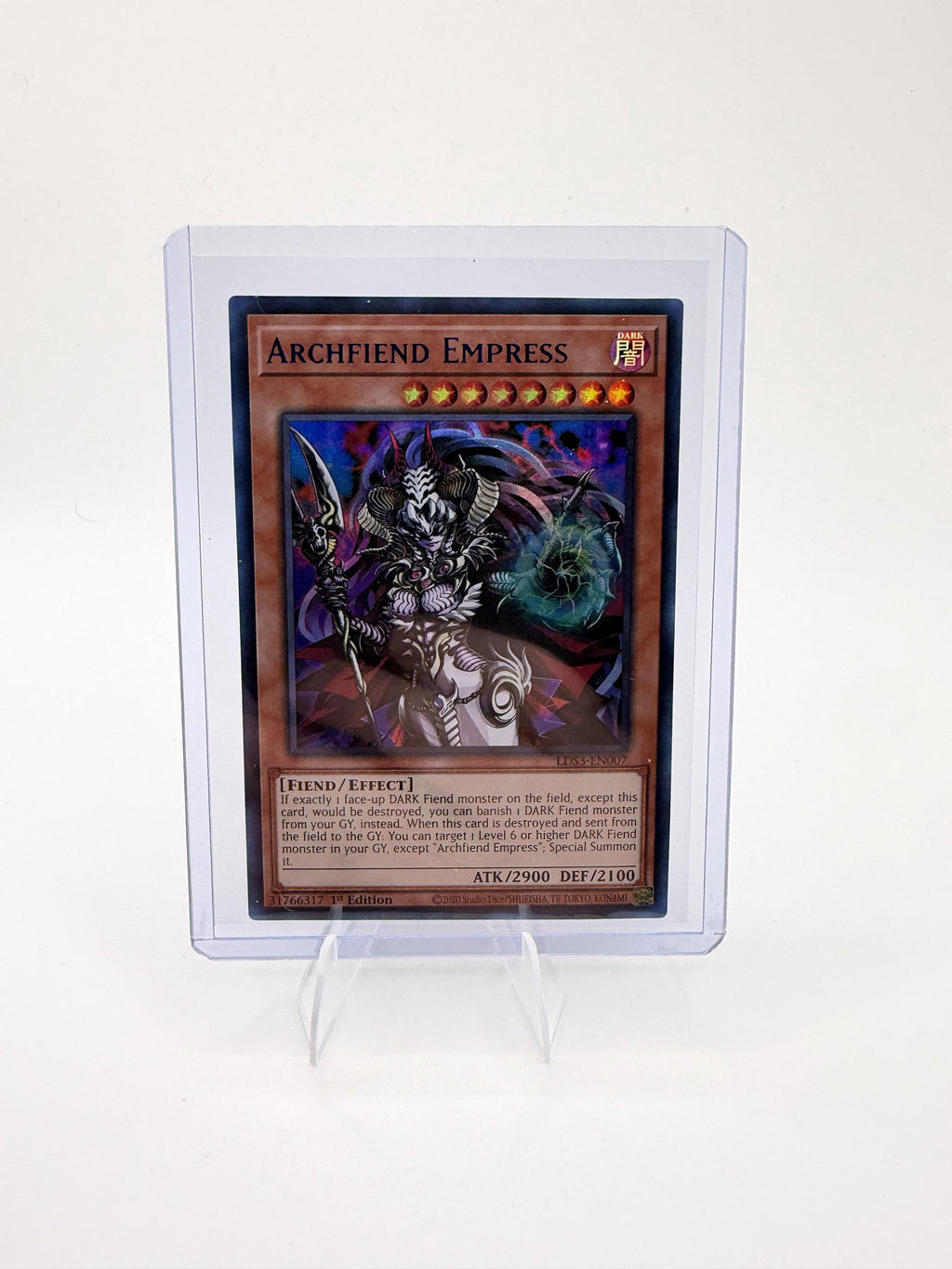 Yu-Gi-Oh! Archfiend Empress LDS3-EN007 1st Ed Ultra Rare NM Fiend Gold